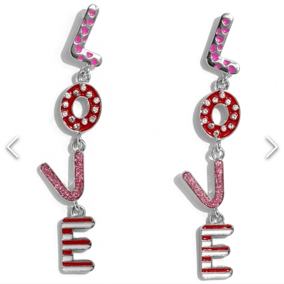 Admirable Assortment Pink LOVE Earrings Gorgeousness Valentines 💝 💖 - Picture 1 of 4